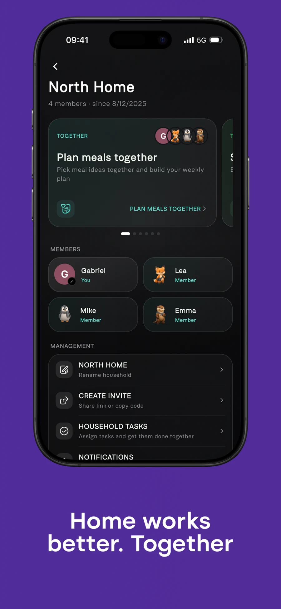Shared Starpolar home dashboard